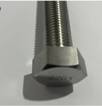 UNS S3 2205，EN 1.4462 duplex hex head bolt