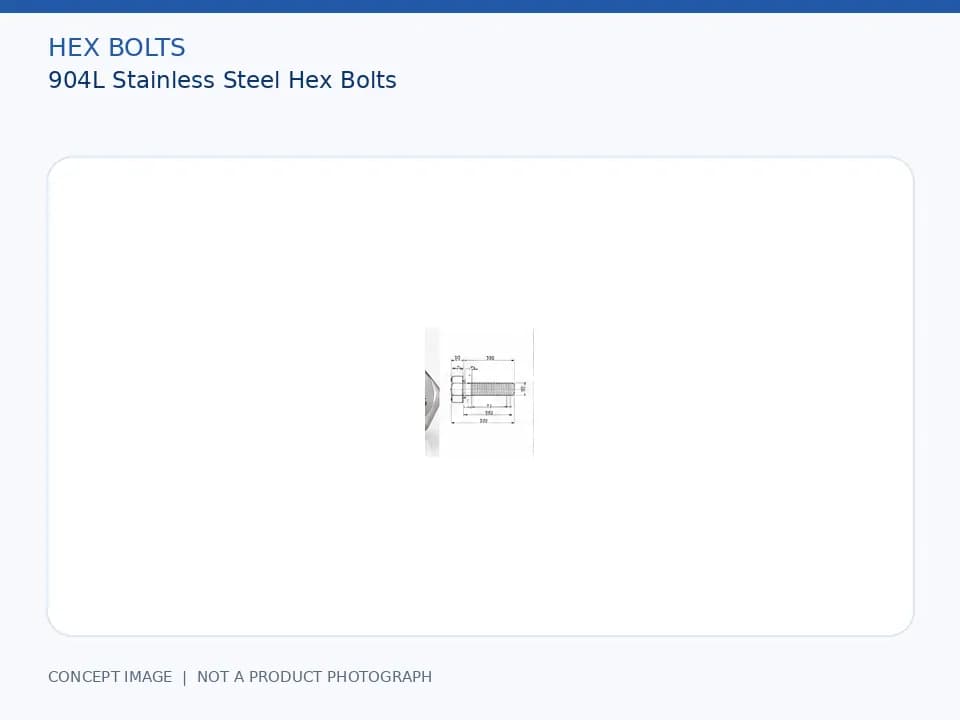 904L Stainless Steel Hex Bolts