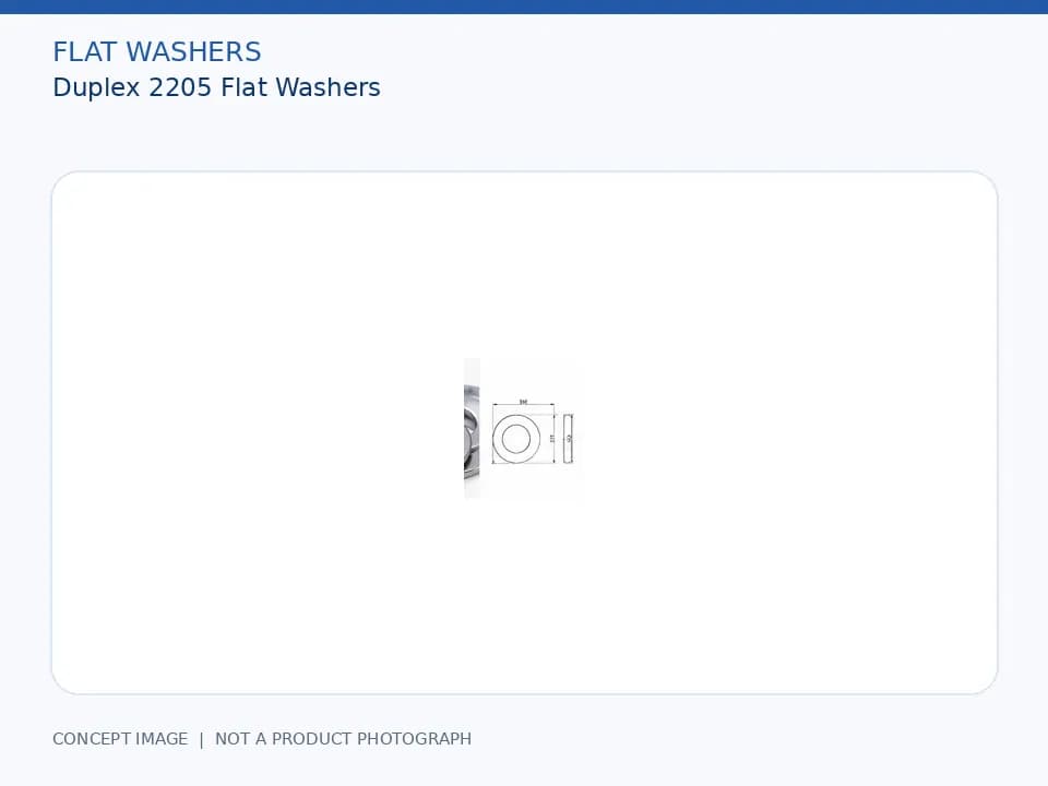 Duplex 2205 Flat Washers