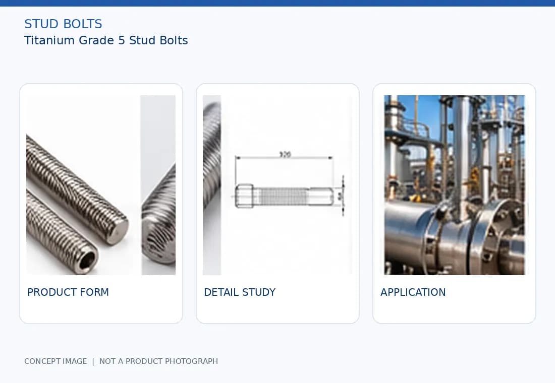 Titanium Grade 5 Stud Bolts