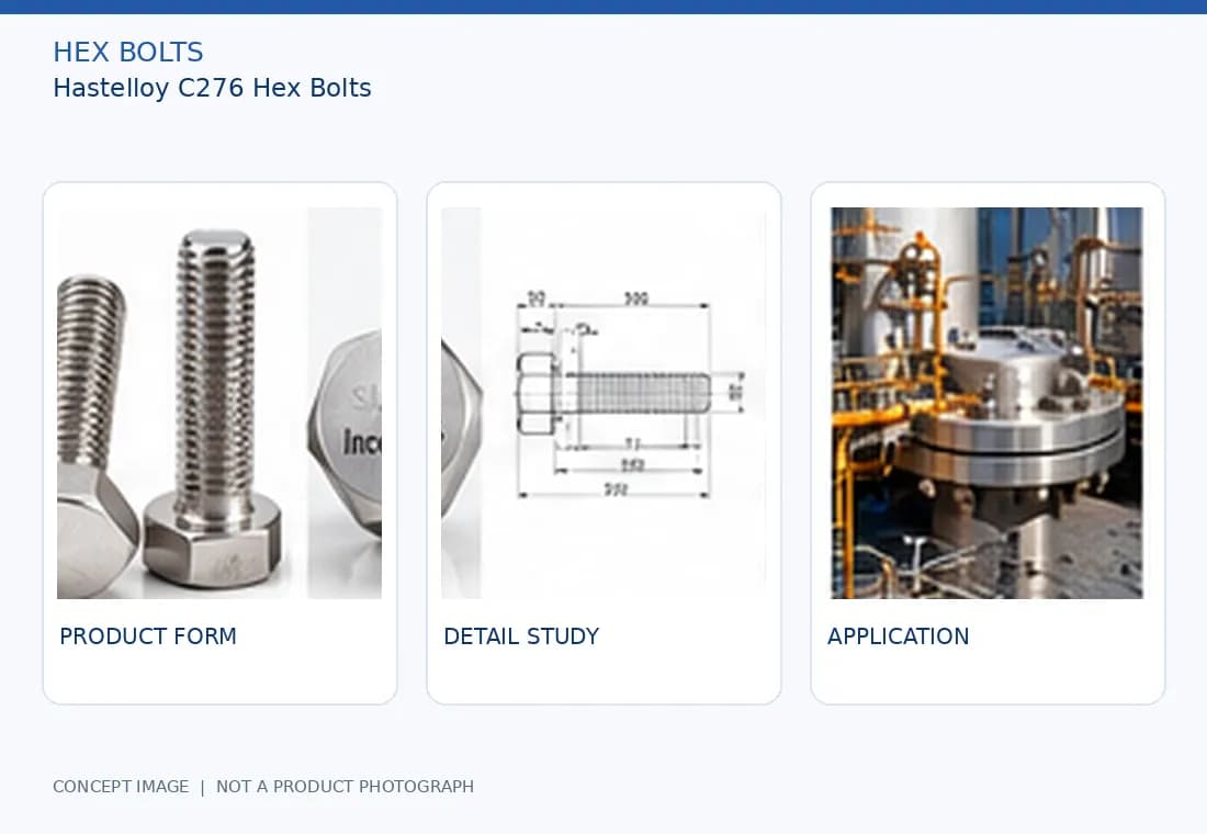 Hastelloy C276 Hex Bolts