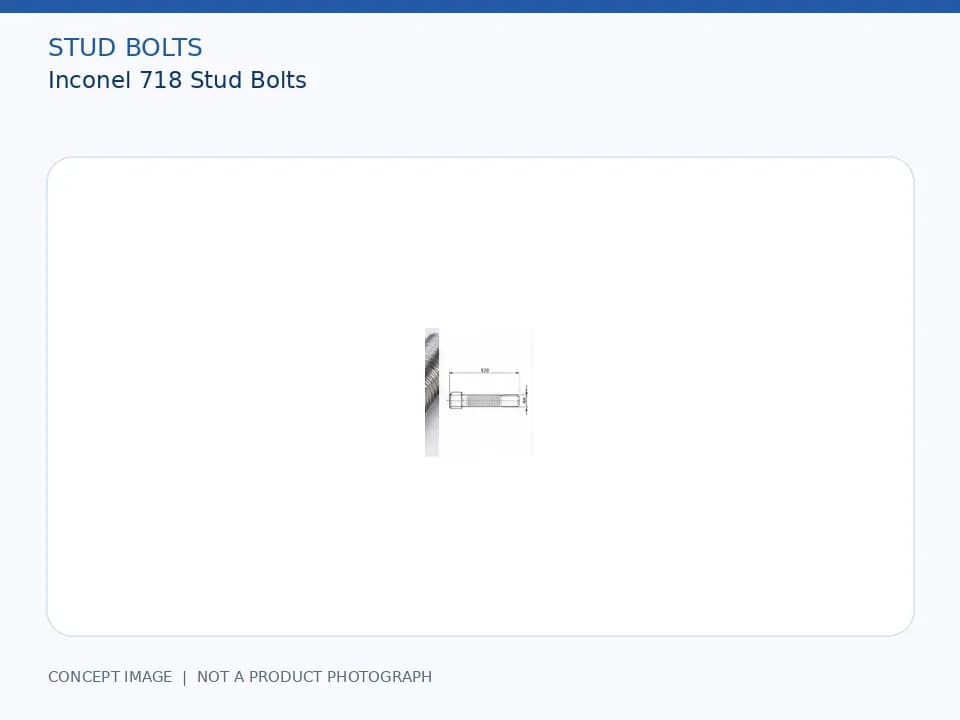 Inconel 718 Stud Bolts