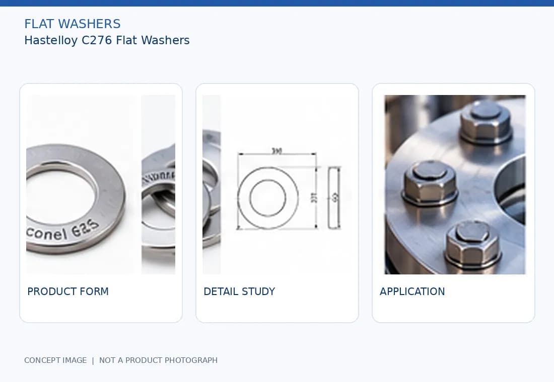 Hastelloy C276 Flat Washers