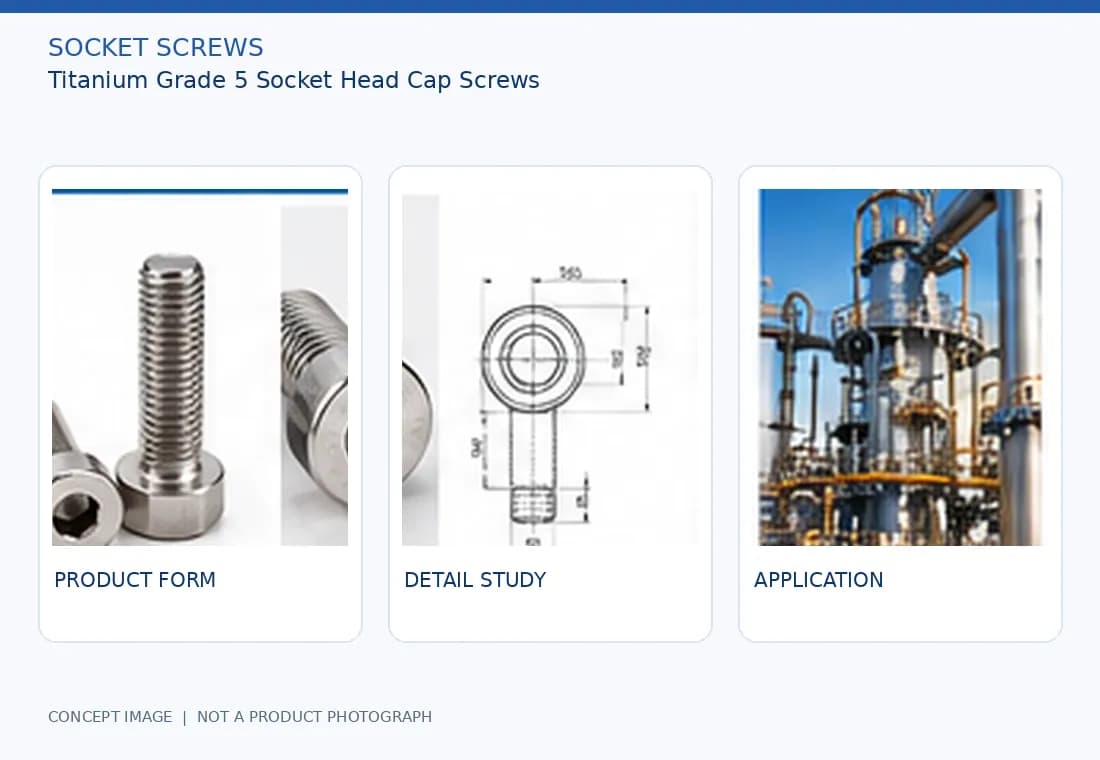Titanium Grade 5 Socket Head Cap Screws