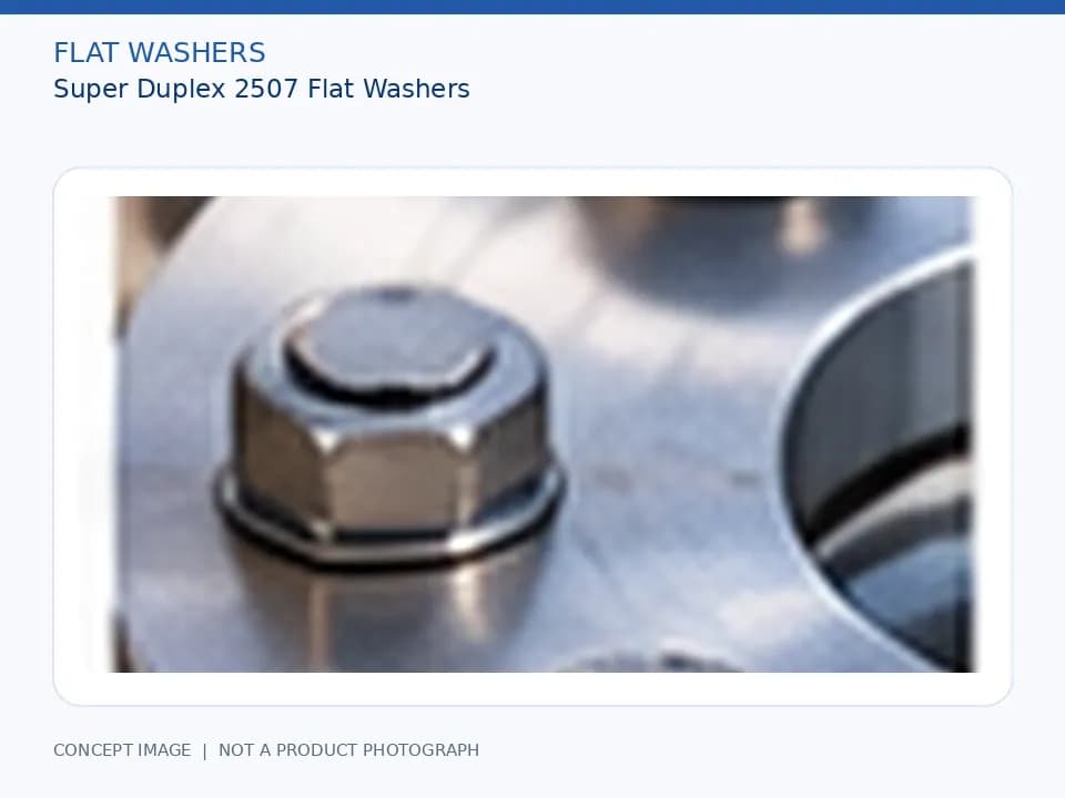 Super Duplex 2507 Flat Washers