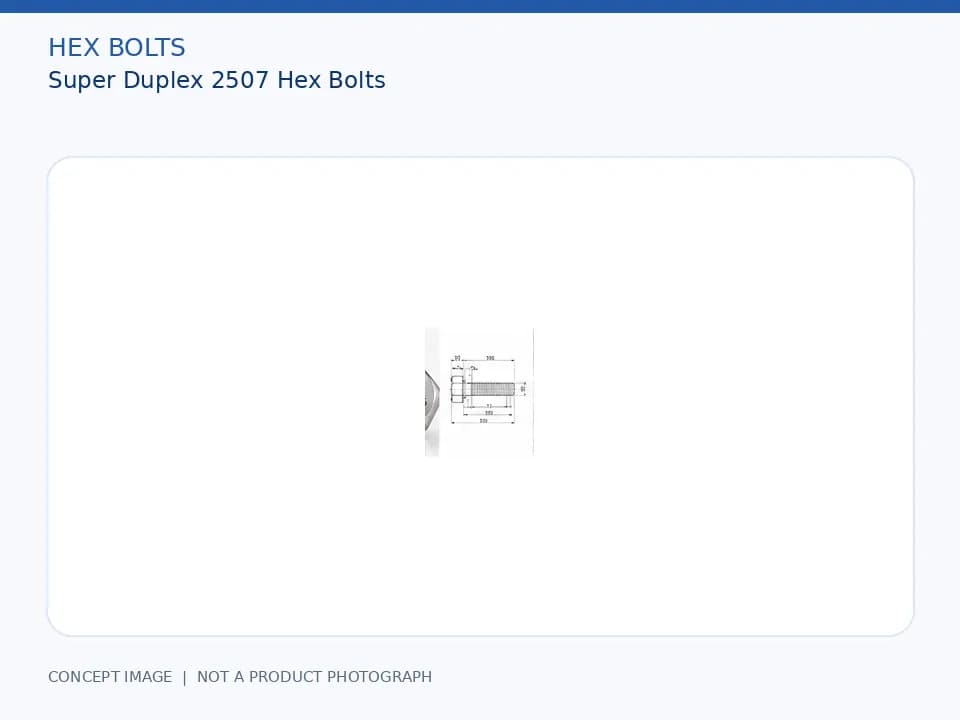 Super Duplex 2507 Hex Bolts