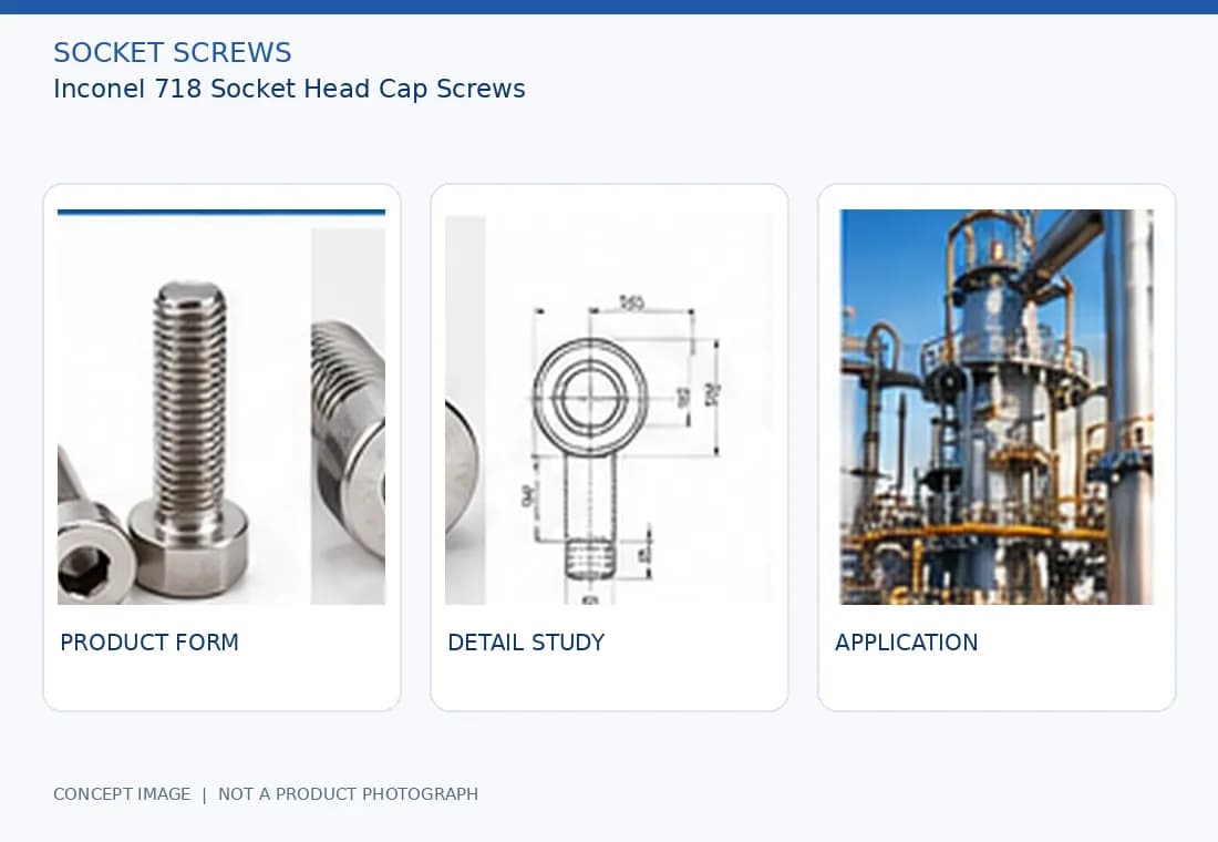 Inconel 718 Socket Head Cap Screws