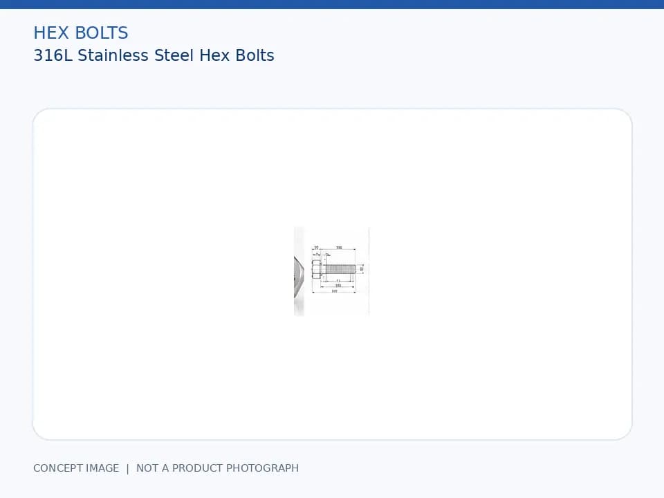 316L Stainless Steel Hex Bolts